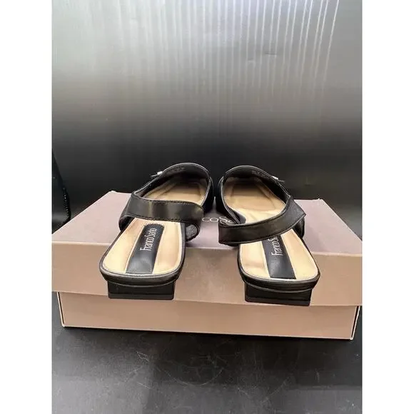 Franco Sarto Womens Teagan Black Slingback Flats NWB 8.5 M - Picture 4 of 9
